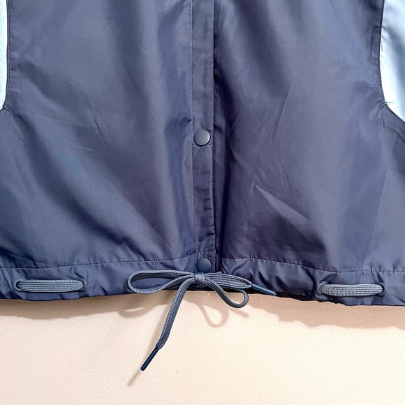 NWT Adidas Originals White 3-Stripes Coaches Jacket in Dual Blue Tones MSRP$65💙 - Picture 4 of 16